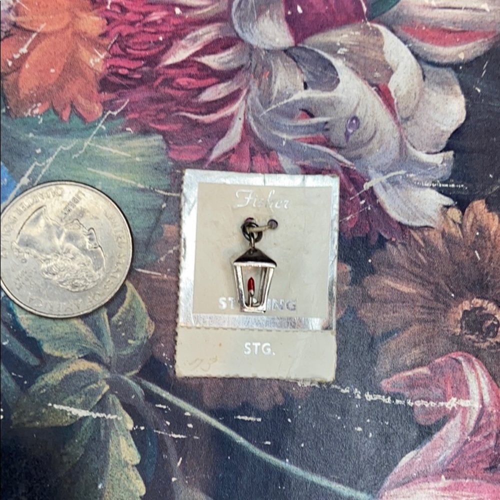 Fisher Silver Co. Lantern Charm NWT
